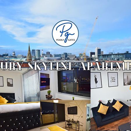 ברמינגהאם Penthouse - Amazing City Skyline Views - Balcony - Free Extra 2 Hours - Free Parking - Utilita Arena - Bullring Shopping - New St Station- Super King Size Bed מראה חיצוני תמונה
